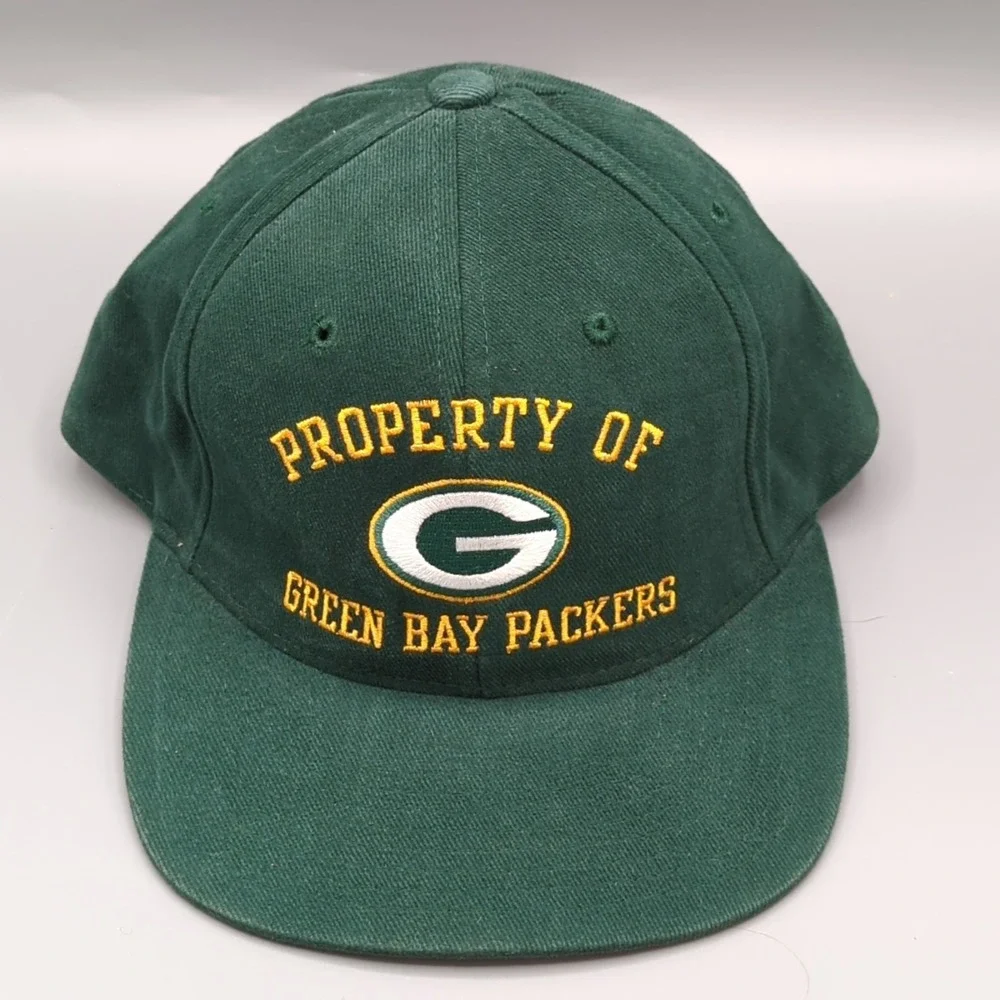Vintage Property Of Green Bay Packers Hat Cap Champion PRO LINE Rare NFL